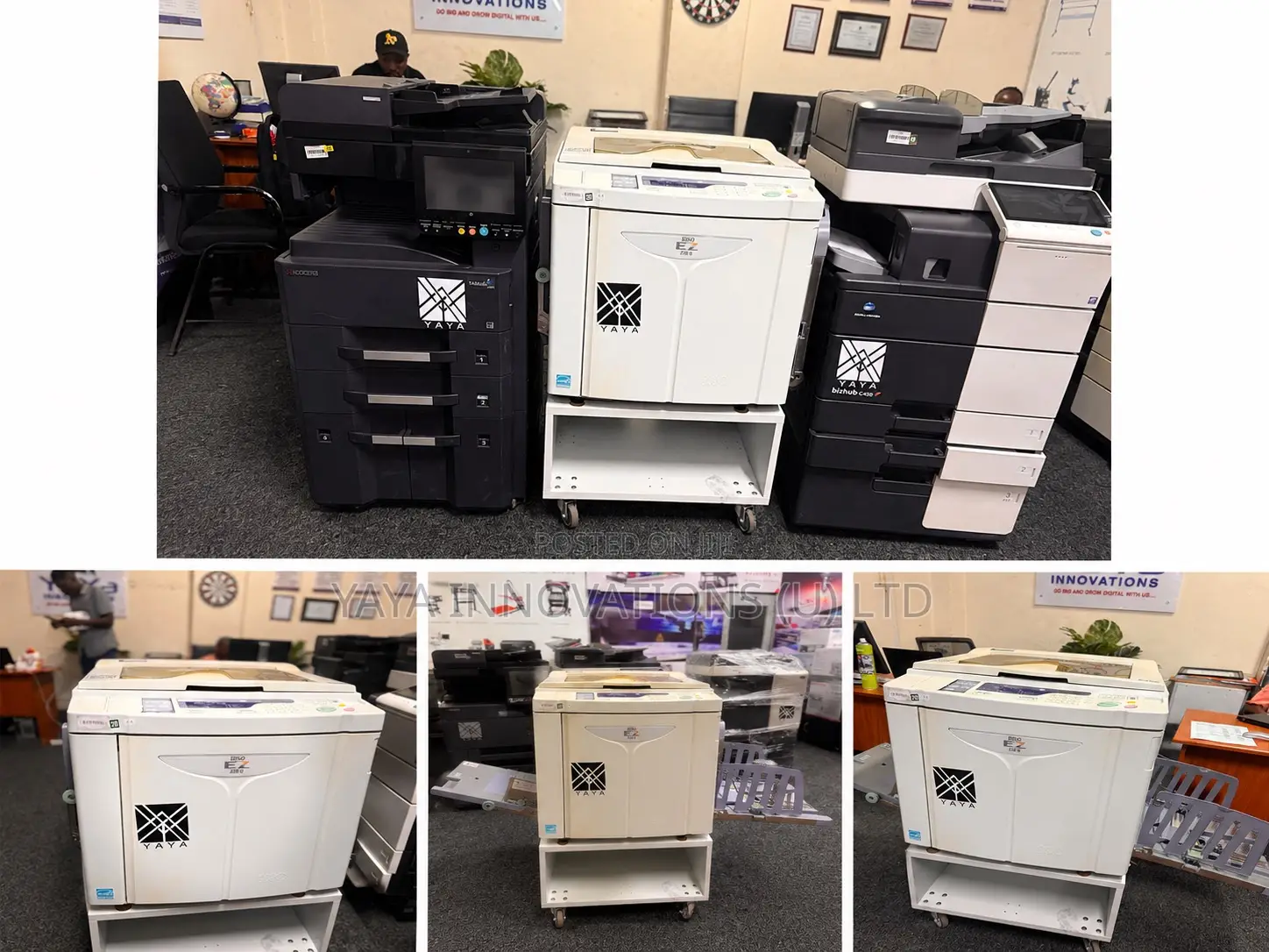 Konica Bizhub Kyocera Riso Printer Center - Yaya Innovations