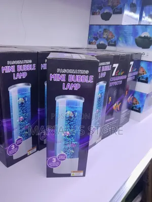 Mini Bubble Lamp With Color-changing Led Lights