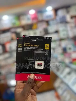 Sandisk Extreme Pro 64gb Microsdxc Uhs-I Card With Sd Adapter.
