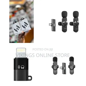 Porodo Audix Pro Lavalier Dual Microphone for Type-C Connector