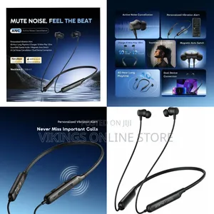 Oraimo Necklace 5 Oeb-611 Neckband Wireless in Ear Earphones Deep Bass