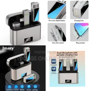 Jmary Mw-15 –2.4g Wireless Microphone Double Type-C Plug-and-Play
