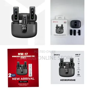 Jmary Mw-17 2.4g Wireless Microphone for Mobile Clip-on Lavalier Mic