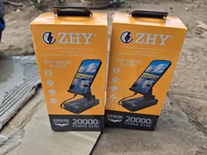 Zhy 20000mah Powerbank Fast Charging With Phone Holder