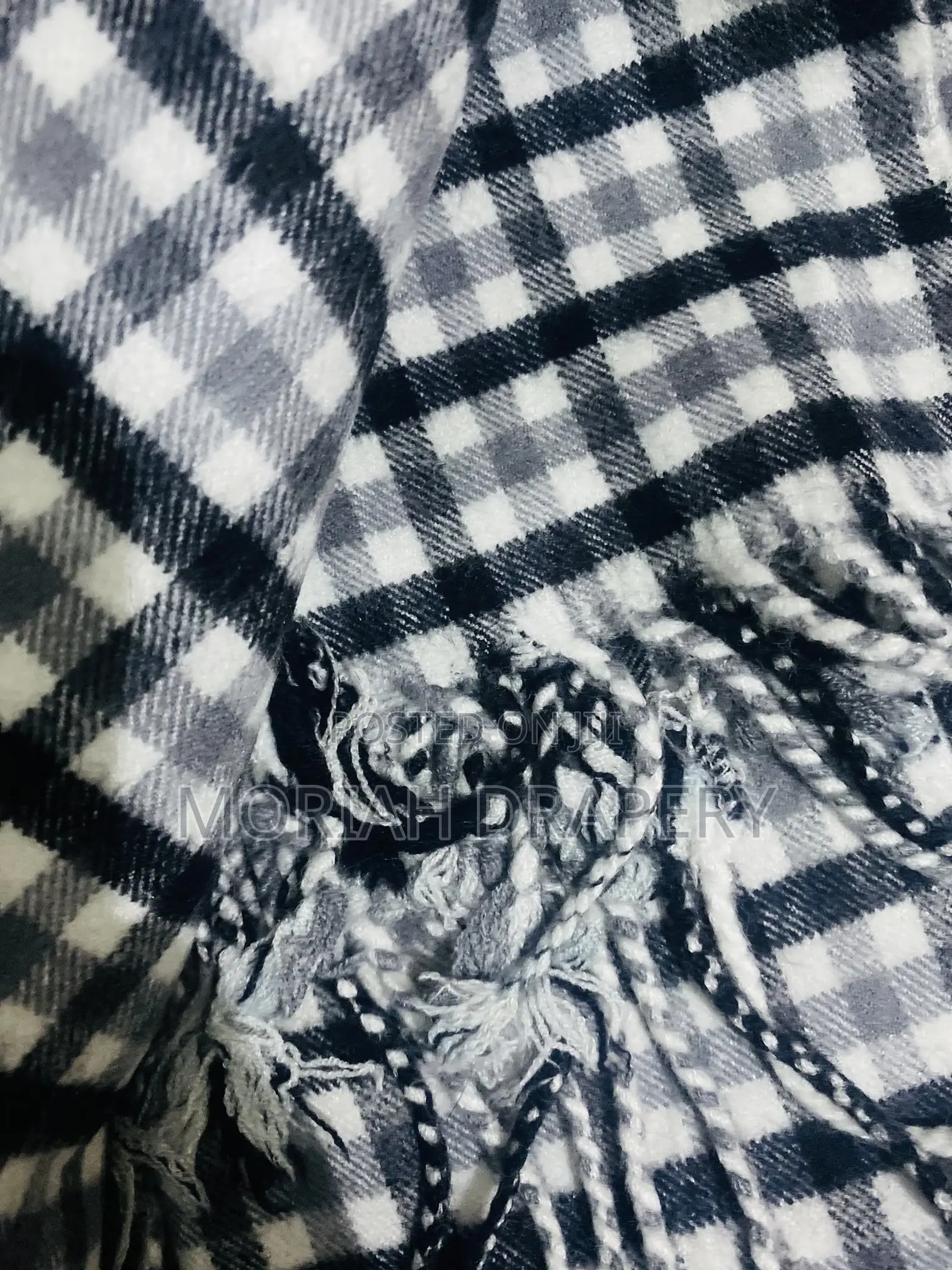Checked Scarf