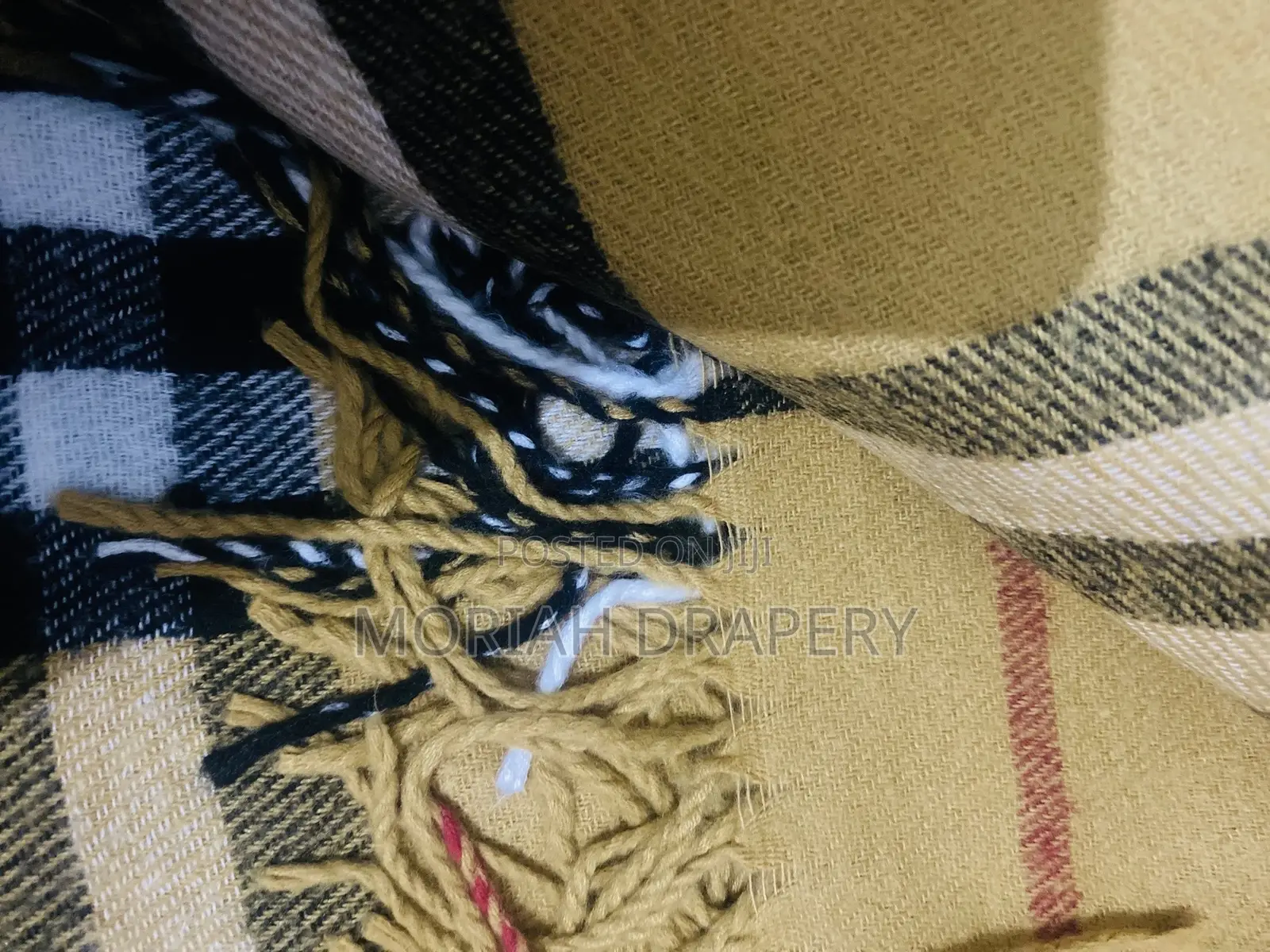 Checked Scarf