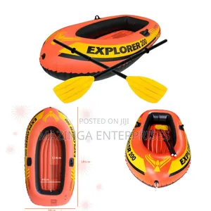 Intex Pvc Explorer 200 Inflatable Boat For 2-3persons 185x94x41cm