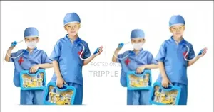 Blue Doctor Kids Costume