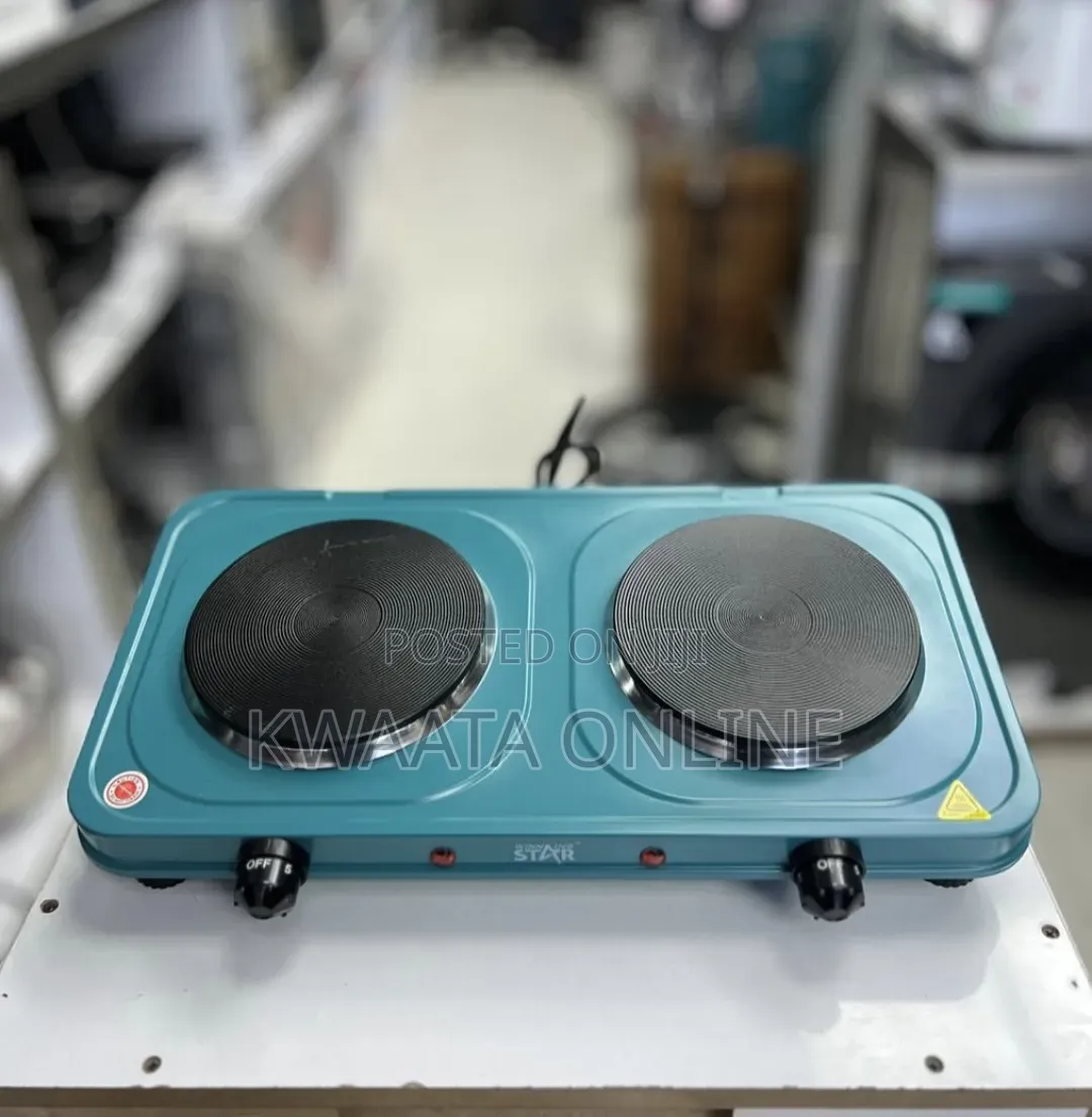 Double Burner Electric Cooktop, Portable Hotplate,Winning Star St-9638