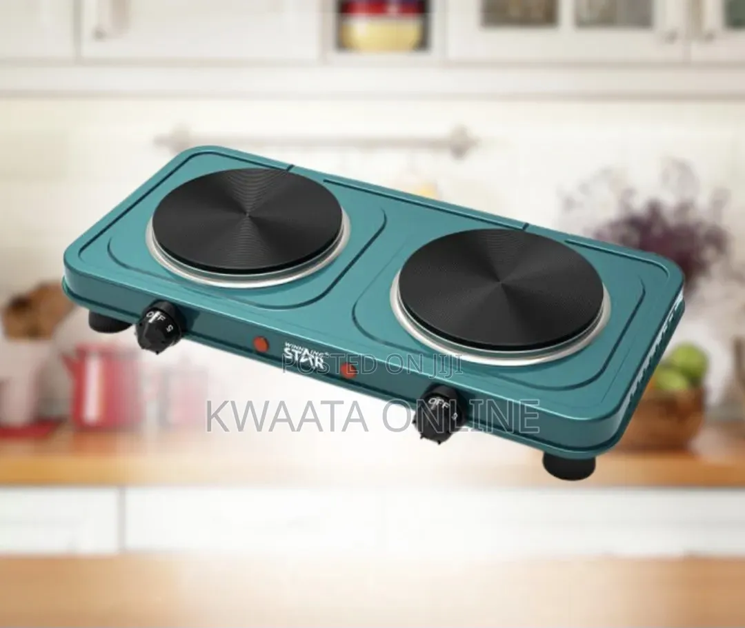Double Burner Electric Cooktop, Portable Hotplate,Winning Star St-9638
