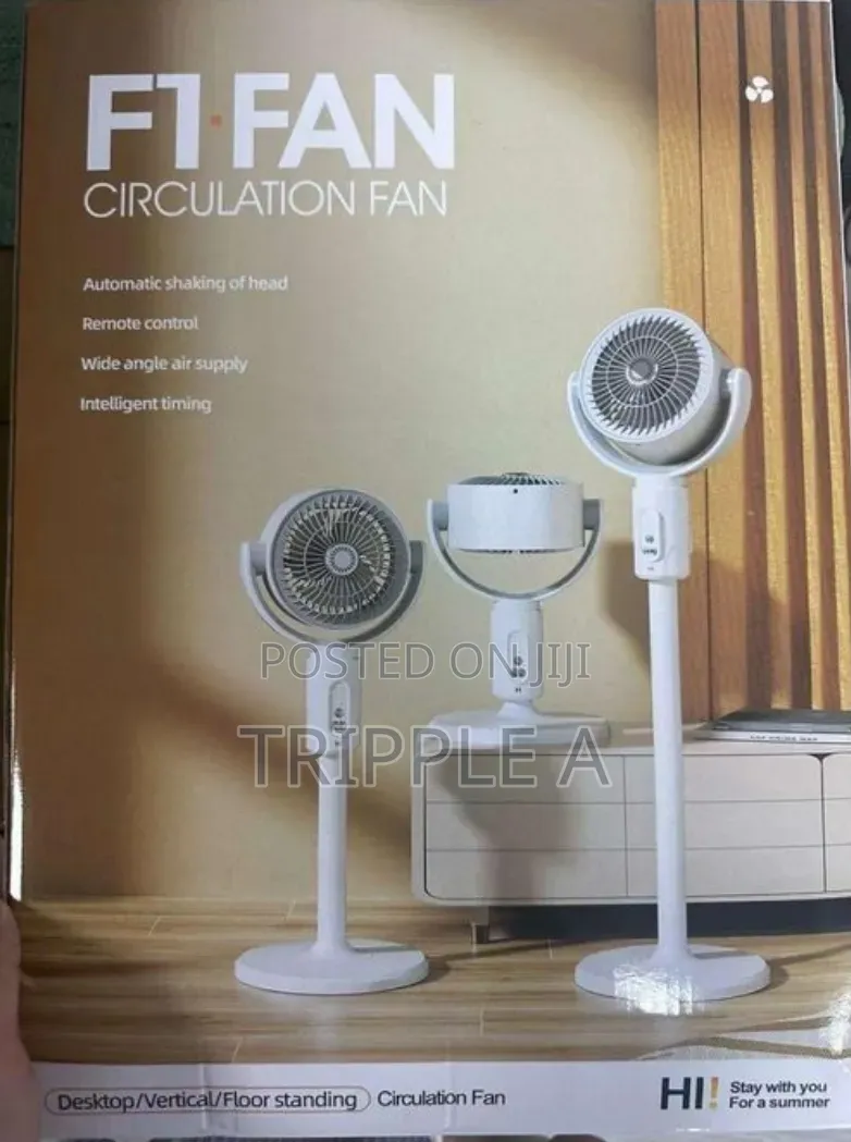F1 Fan Circulation Rechargeable Fan
