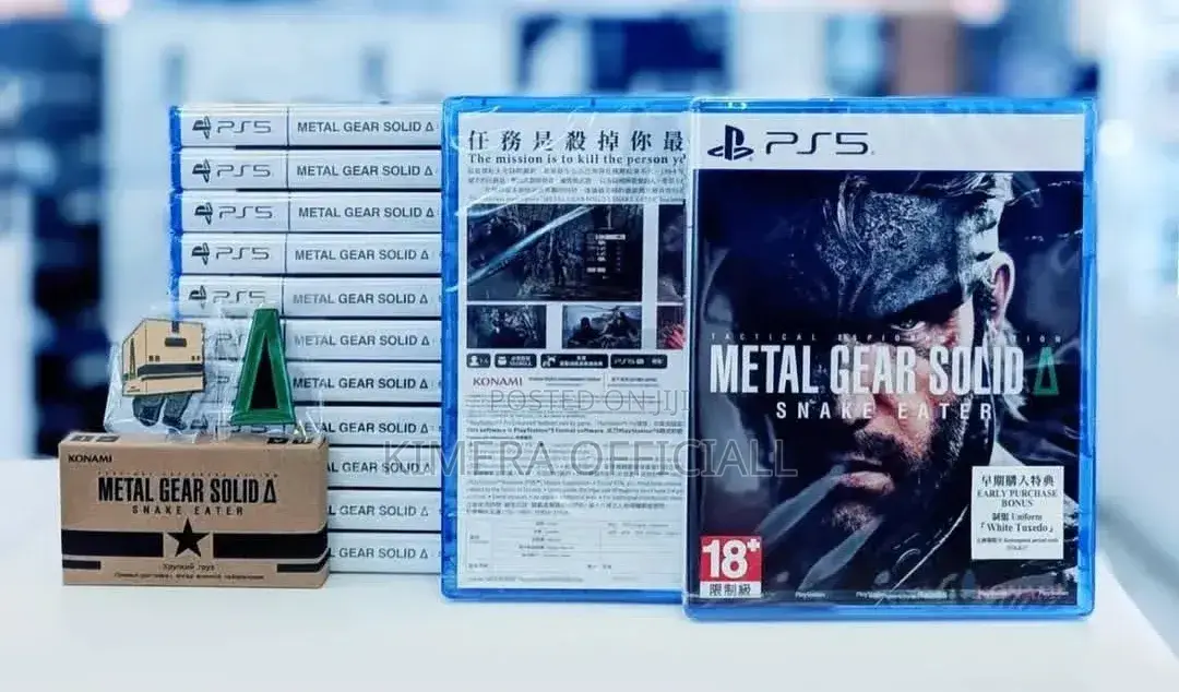 Metal Gear Solid Snake Eater Game Cd for Ps5