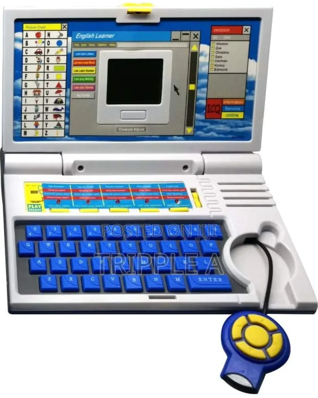 Educational Laptop Computer Toy With Mouse
