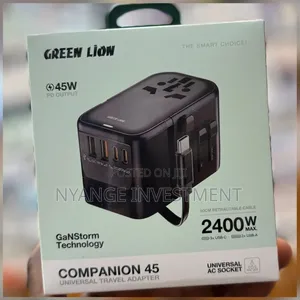 Green Lion Companion 45 Universal Travel Adapter, Adaptor