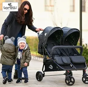 Double Twin Tandem Kids Stroller