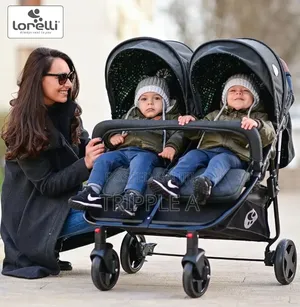 Double Twin Tandem Kids Stroller