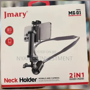 Jmary Mg-01 Is a 2-in-1 Neck Holder and Mount.
