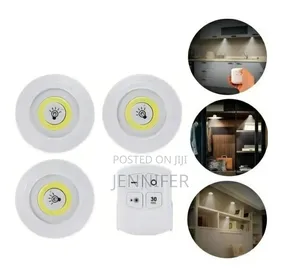 3-Piece Wireless Led Spotlight Set