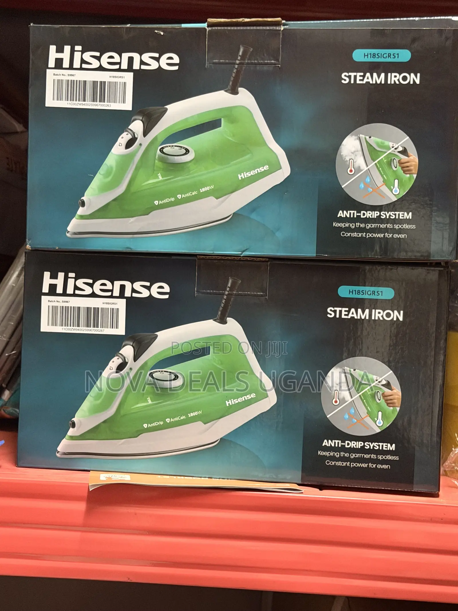 Hisense Steam Iron 1800w Anti-Drip System