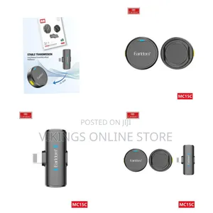 Earldom Mc15c Button Wireless Microphone Lavalier Mic Strong Mini