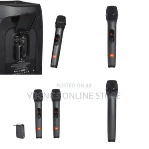 JBL Two Wireless Microphone System With Dual-Channel Receiver