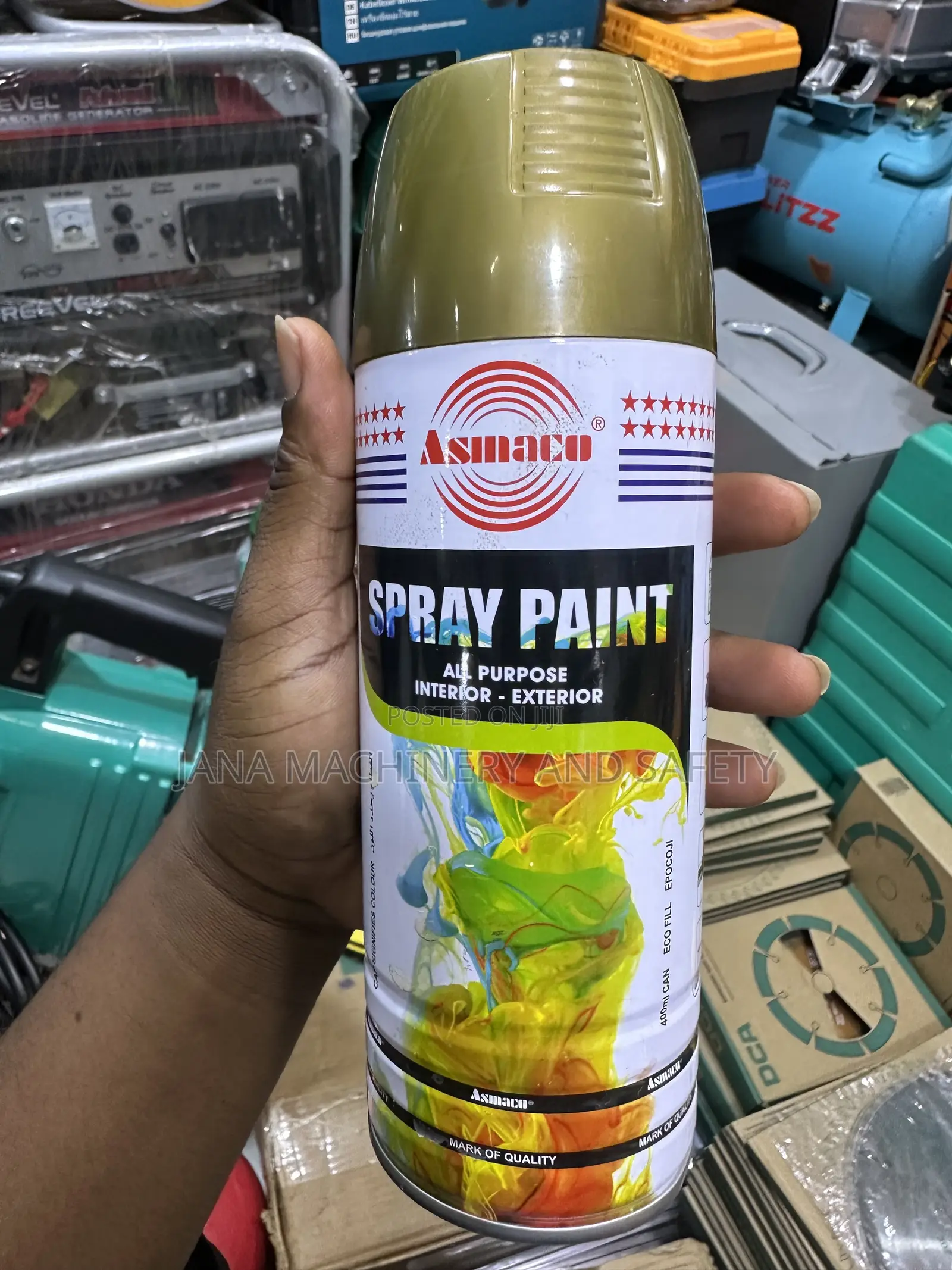 Interior-exterior Spraypaint