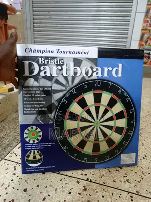 Champion Tournament Bristle Dartboard Set