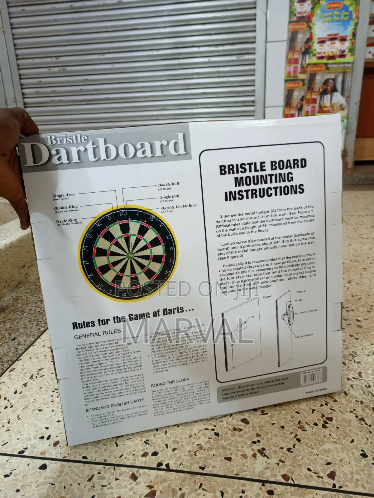 Champion Tournament Bristle Dartboard Set