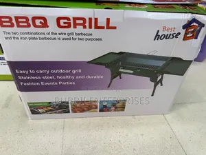 Portable Briefcase Bbq Grill