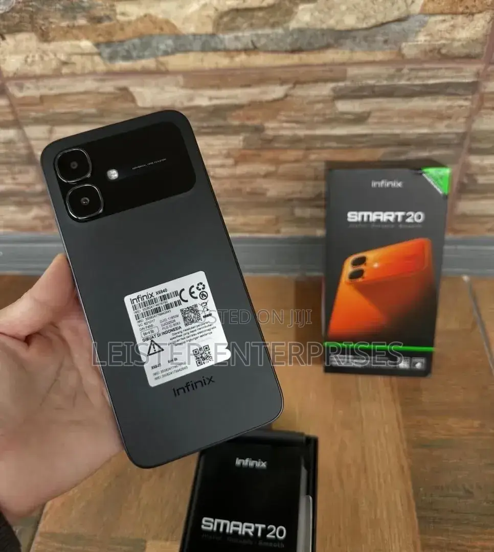 New Infinix Smart 20 64 GB Black
