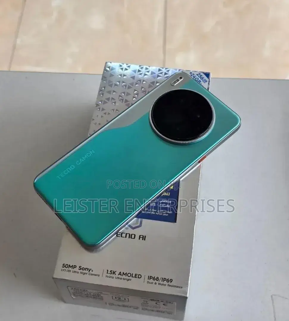 New Tecno Camon 40 Premier 5G 256 GB Green