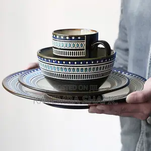 Luxury 24-Piece Gibson Elite Stoneware Dinnerware Set