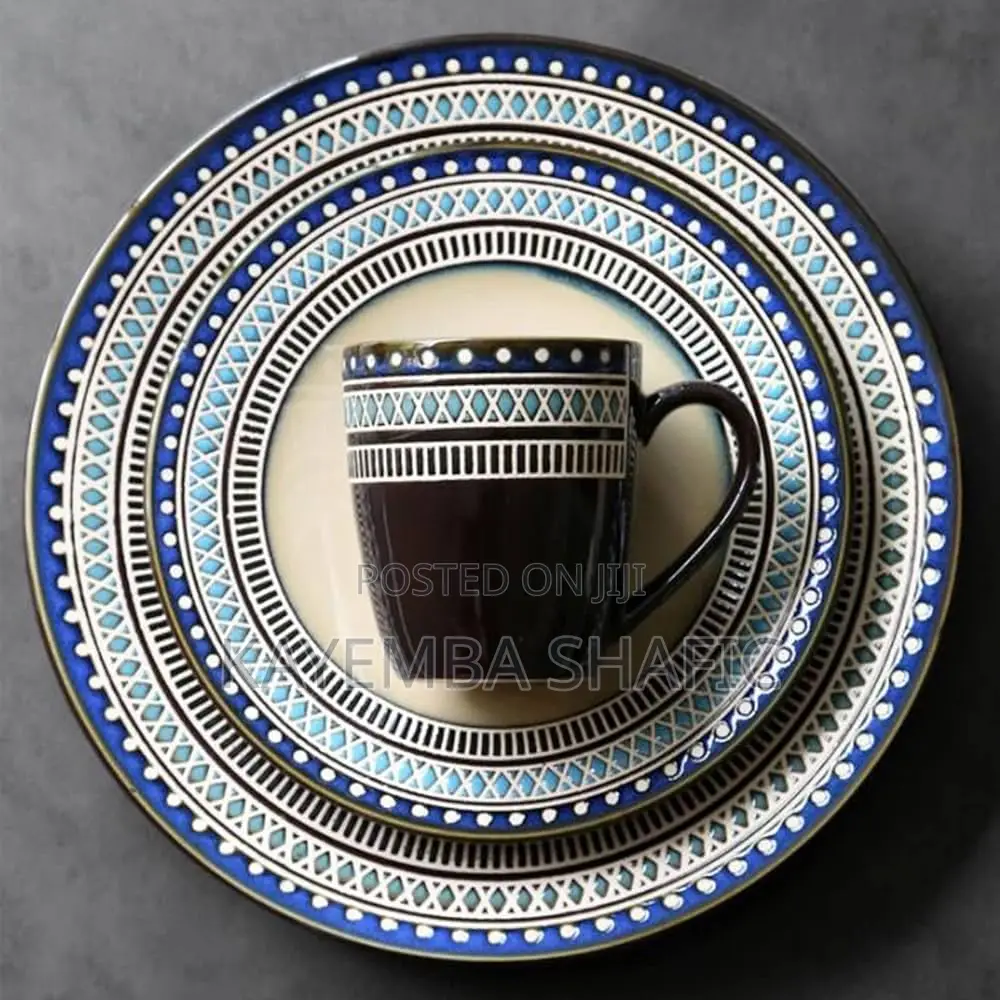 Luxury 24-Piece Gibson Elite Stoneware Dinnerware Set