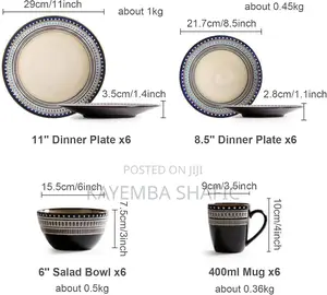 Luxury 24-Piece Gibson Elite Stoneware Dinnerware Set