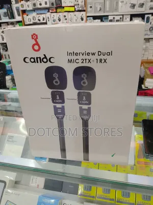 Interview Dual Mic 2tx + 1 Rx Wireless Microphone