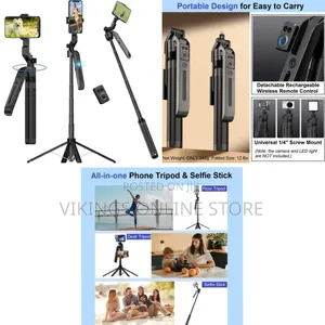 Universal C12 Ai Auto Face Tracking Selfie Stick Tripod for iPhone