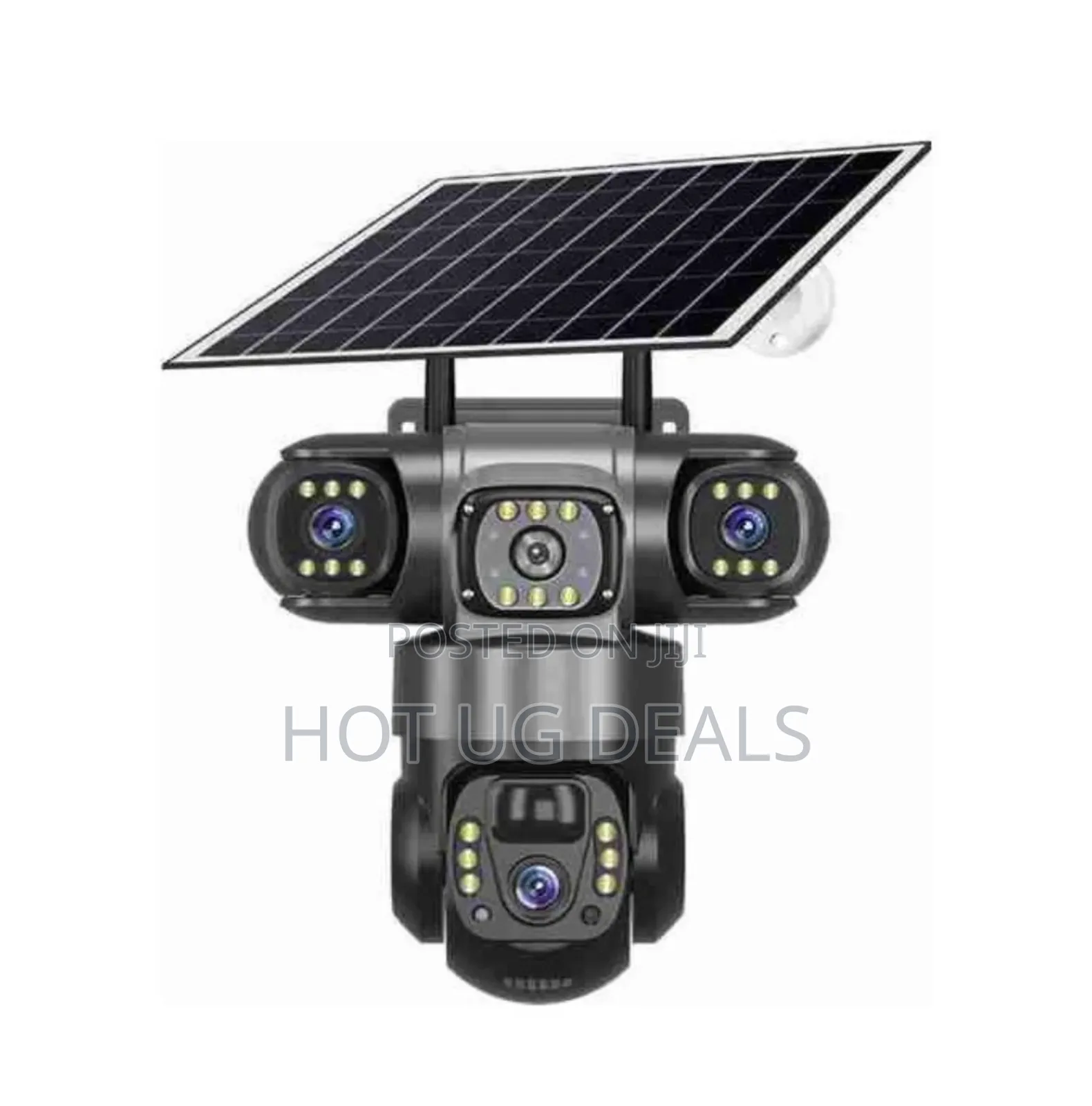 Solar Camera 4g Sim Card Outdoor 3 Lens 3 Screen Pir Human Detect