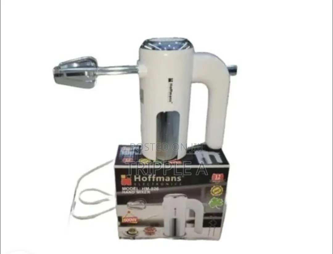Egg and Dough Beater Hand Mixer Electric White Color