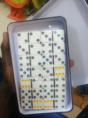 Double 6 Color Dot Dominoes Game Set