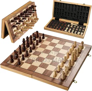 3-in-1 Chess, Checkers, and Backgammon Set