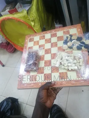 3-in-1 Chess, Checkers, and Backgammon Set