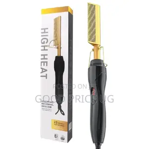 Gold Ceramic Professional Press Comb