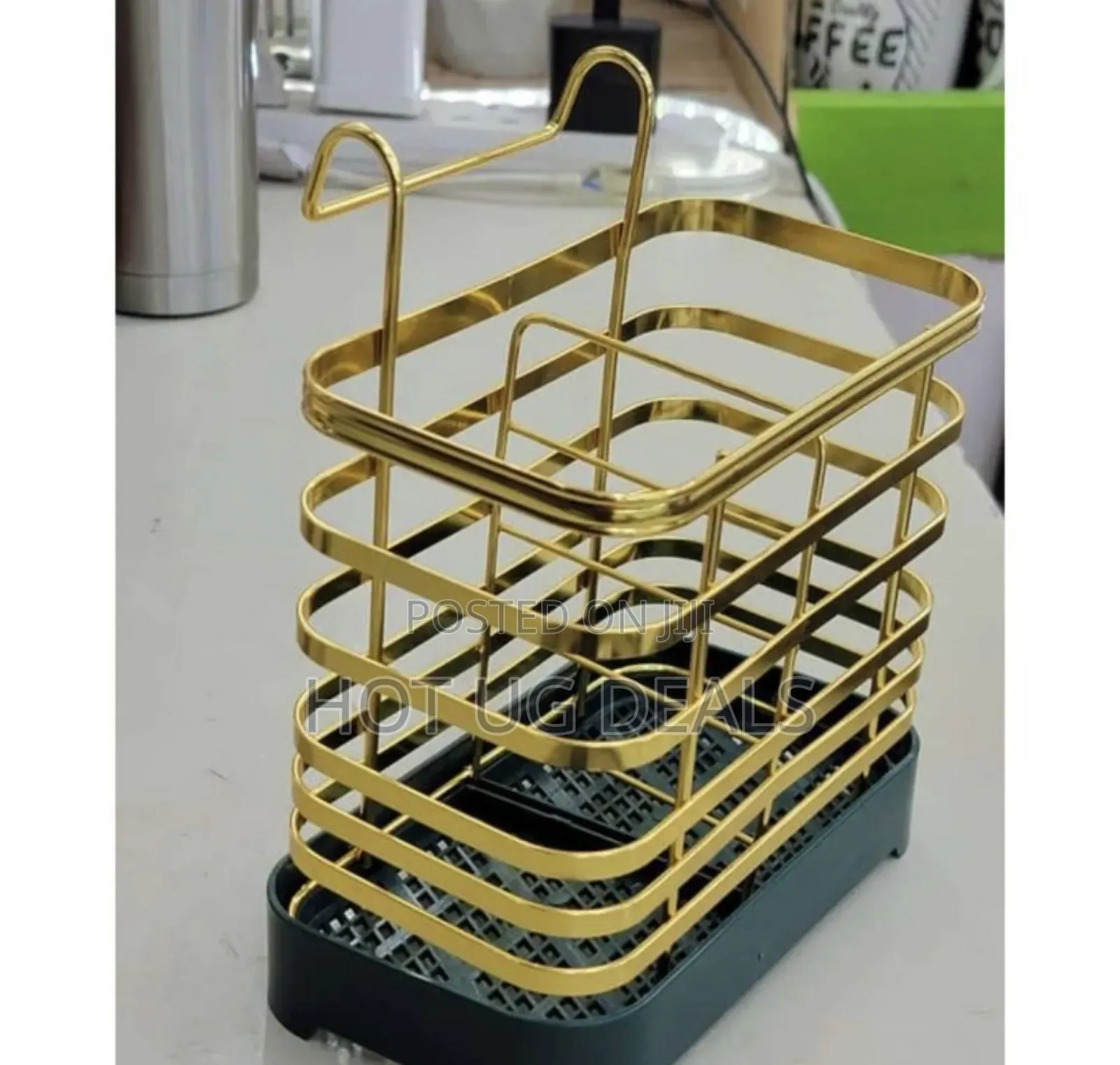 Cutlery Set Holder - Gold