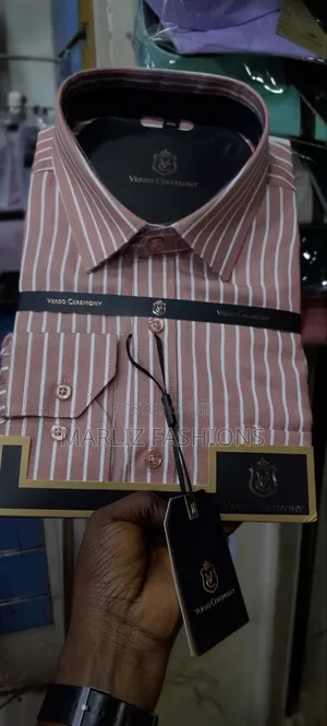 Men's Brown Stripped Shirt