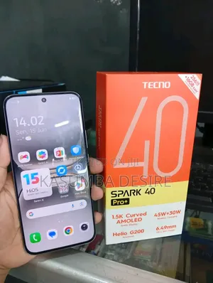 New Tecno Spark 40 Pro+ 256 GB Black