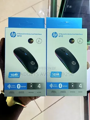 Hp W10 Mouse Dual-Mode Connectivitybluetooth and a 2.4ghz Wireless Usb
