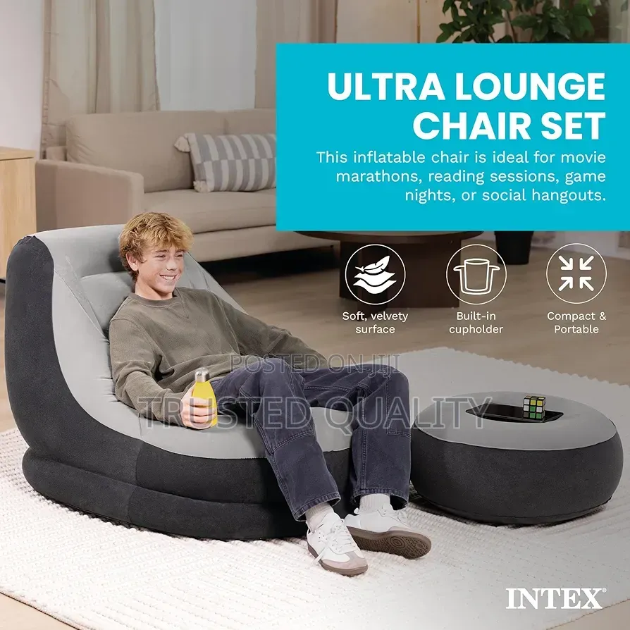 Inflatable Sofa With Footrest