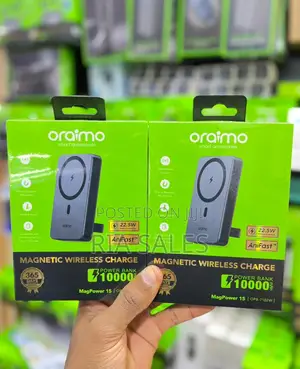 Oraimo Magpower 15 Magnetic Wireless Charging Power Bank