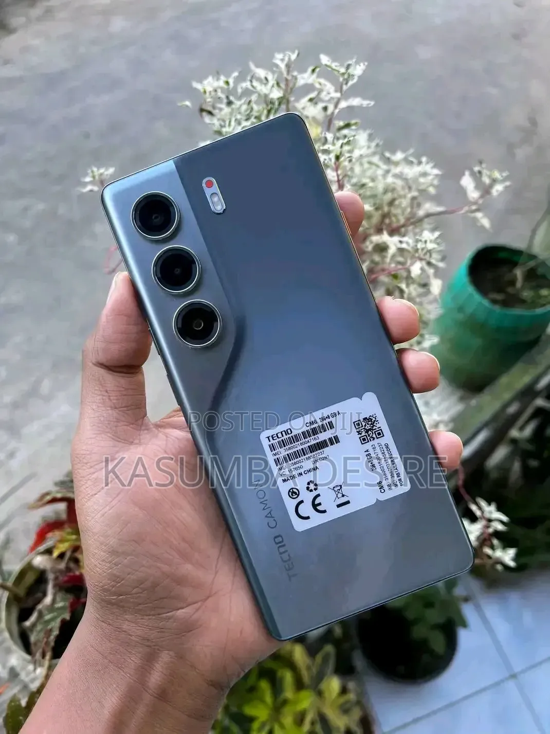 New Tecno Camon 40 Pro 5G 256 GB Gray
