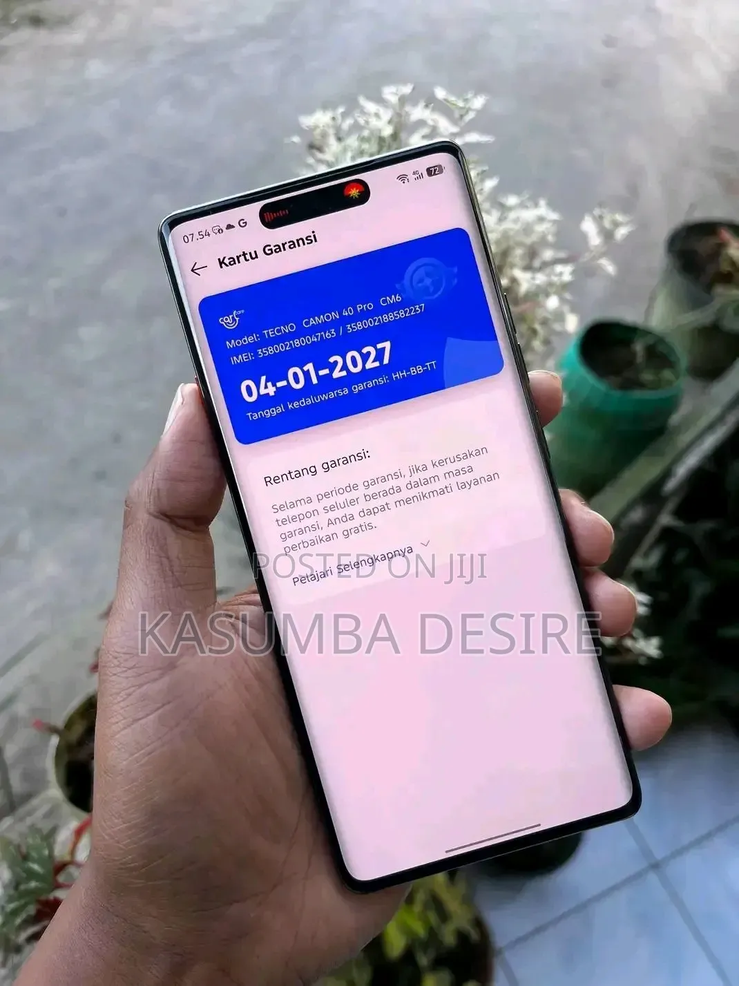 New Tecno Camon 40 Pro 5G 256 GB Gray